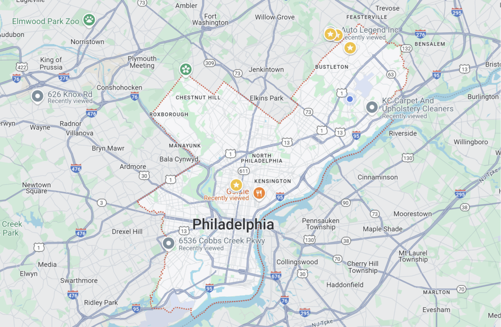 Philadelphia location service